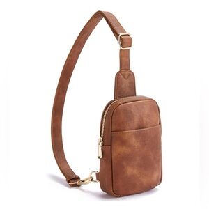 *NEW* Unisex Faux Leather Crossbody / Sling / Fanny Bag